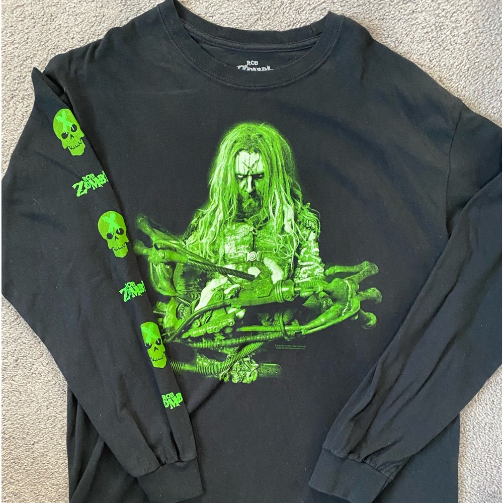 Rob Zombie long sleeve graphic tee men’s sz large